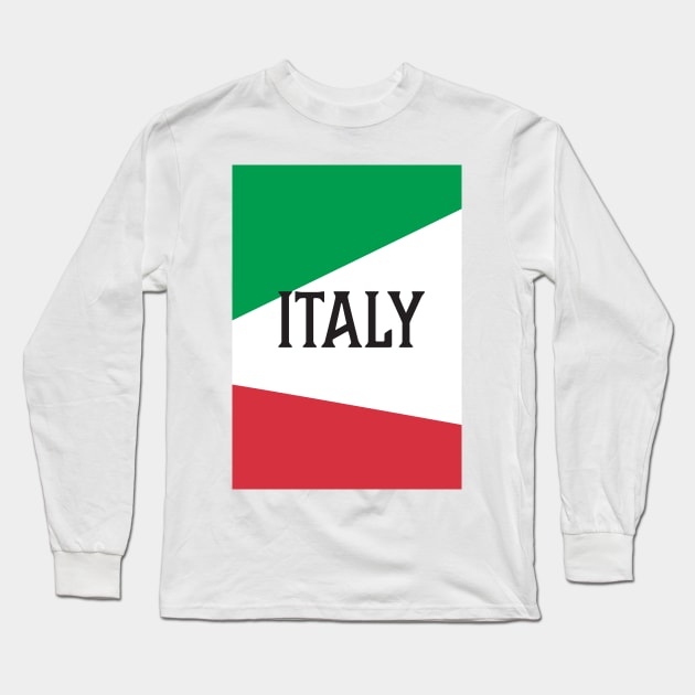 Italy Long Sleeve T-Shirt by nickemporium1